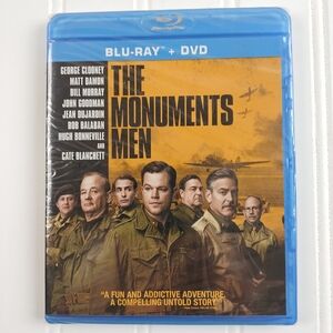 MOUNUMENTS MEN BLU RAY & DVD Movie NEW SEALED George Clooney Matt Damon Drama